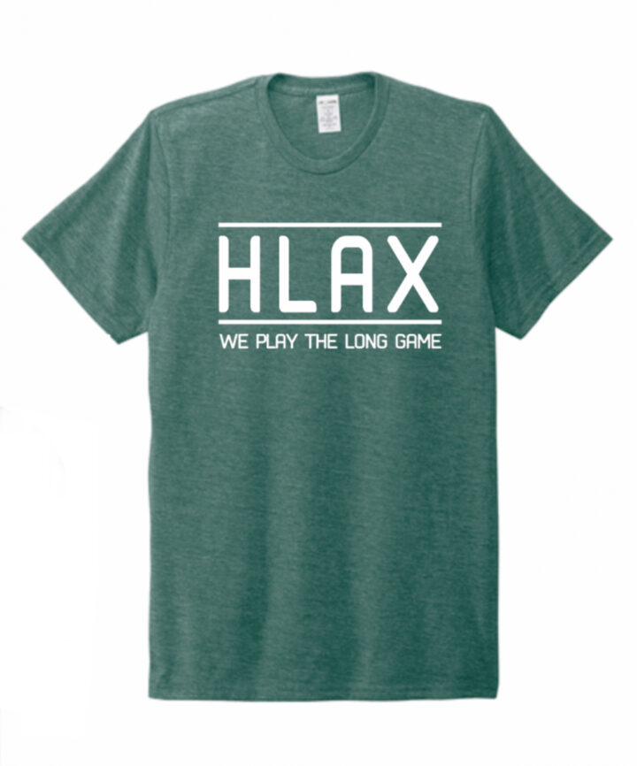 HLAX Lacrosse Cotton T-Shirt (Dk. Green)