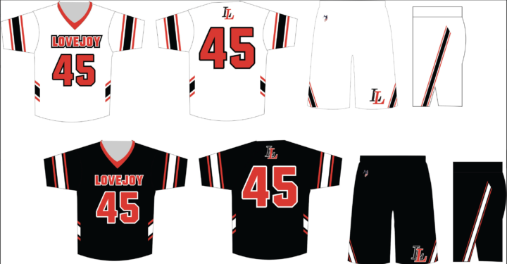 REQUIRED Lovejoy Lacrosse High School Game Uniform Set