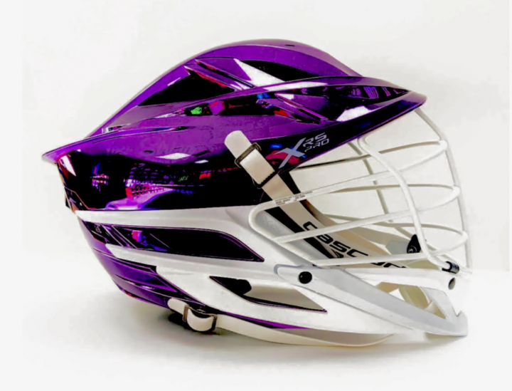 CASCADE XRS PRO PURPLE CHROME HELMET - Image 2