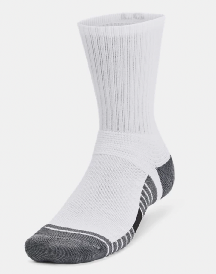 Hockaday Lacrosse UA Over-The-Crew Socks (White)