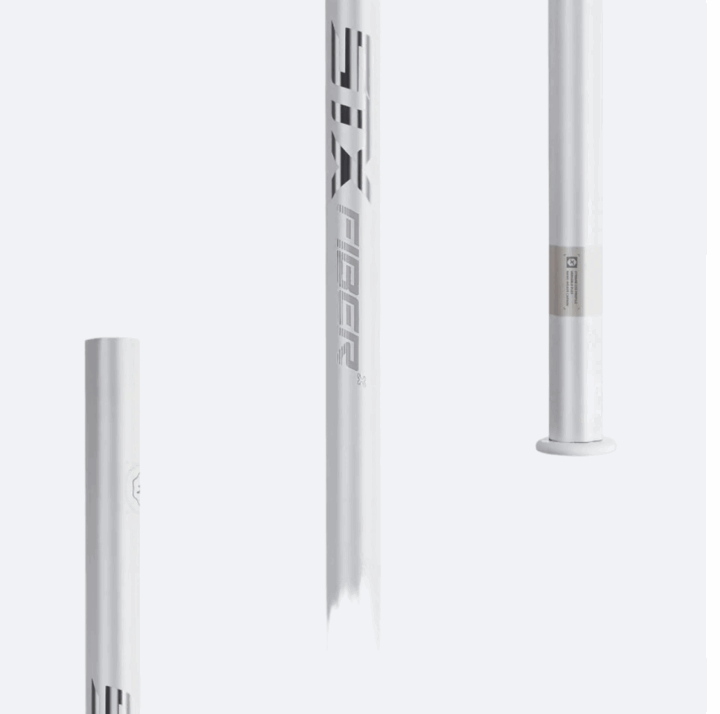 STX FIBER X Lacrosse Shaft- WHITE