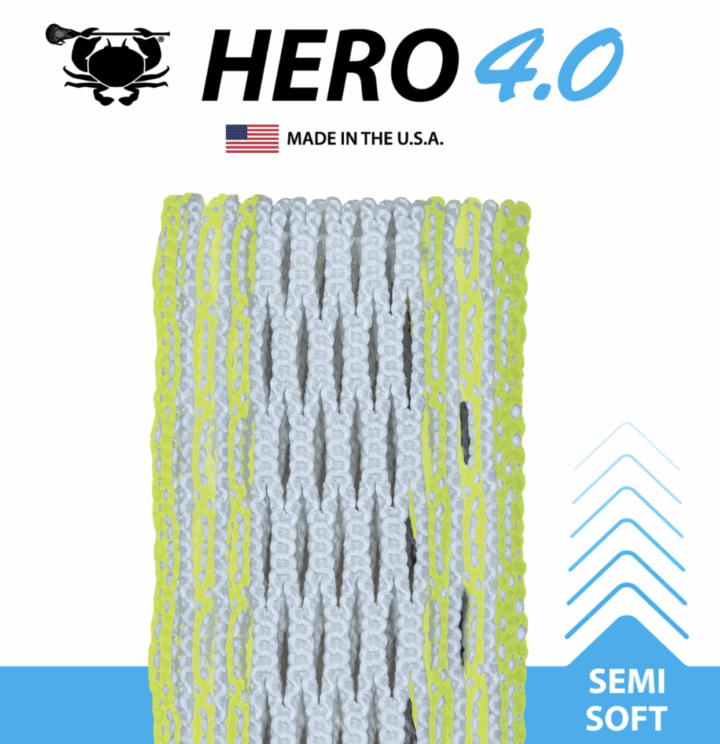 HERO 4.0 ECD MESH: NEON YELLOW STORM STRIKER