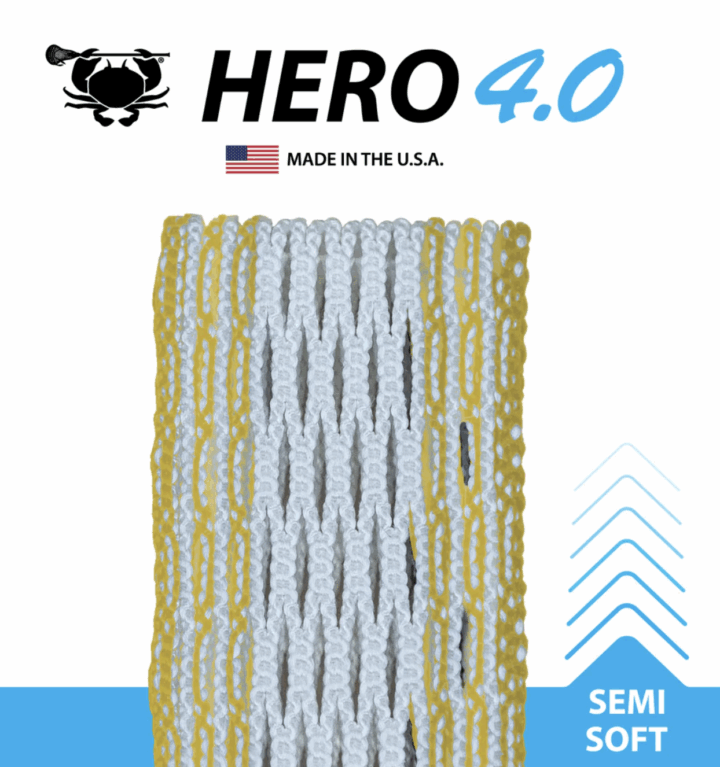 HERO 4.0 ECD MESH: YELLOW STORM STRIKER
