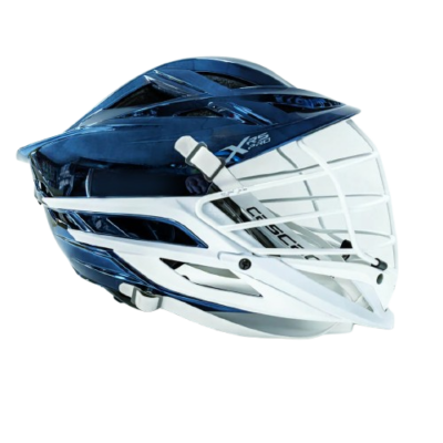 CASCADE XRS PRO NAVY CHROME HELMET- Charleston Elite - TeamLAX Plus